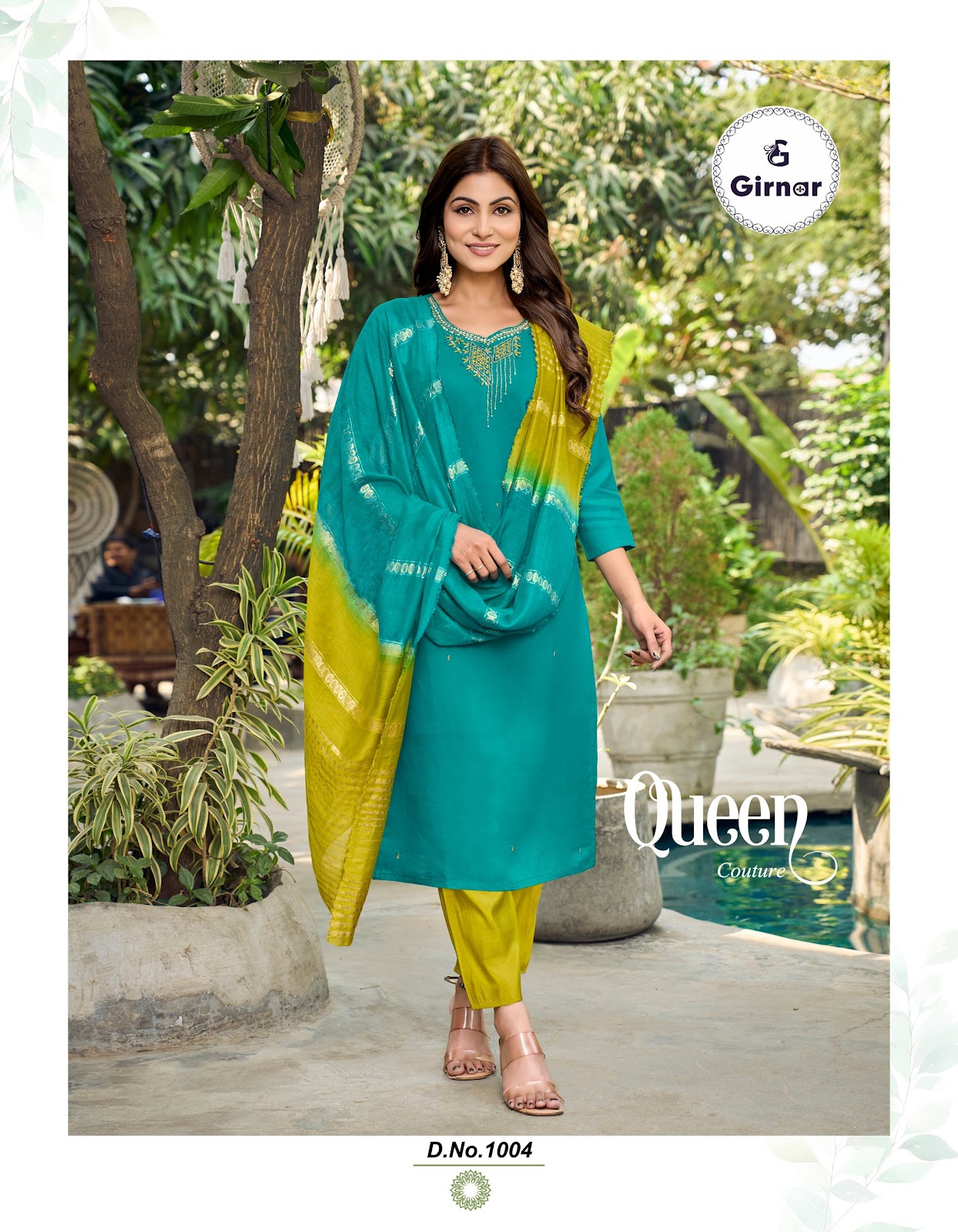 Jasmine Vol 1 Girnar Roman Readymade Pant Style Suits Exporter Gujarat