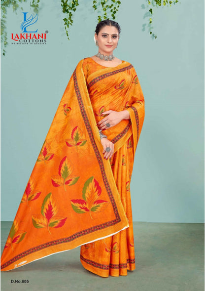 Jasmine Vol 8 Lakhani Cotton Sarees Wholesale Rate