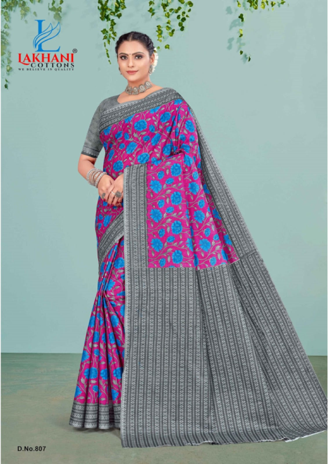 Jasmine Vol 8 Lakhani Cotton Sarees Wholesale Rate