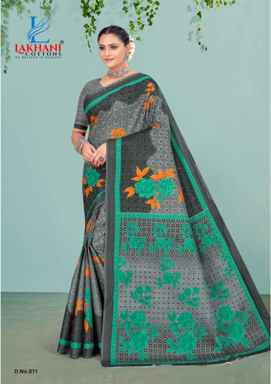 Jasmine Vol 8 Lakhani Cotton Sarees Wholesale Rate