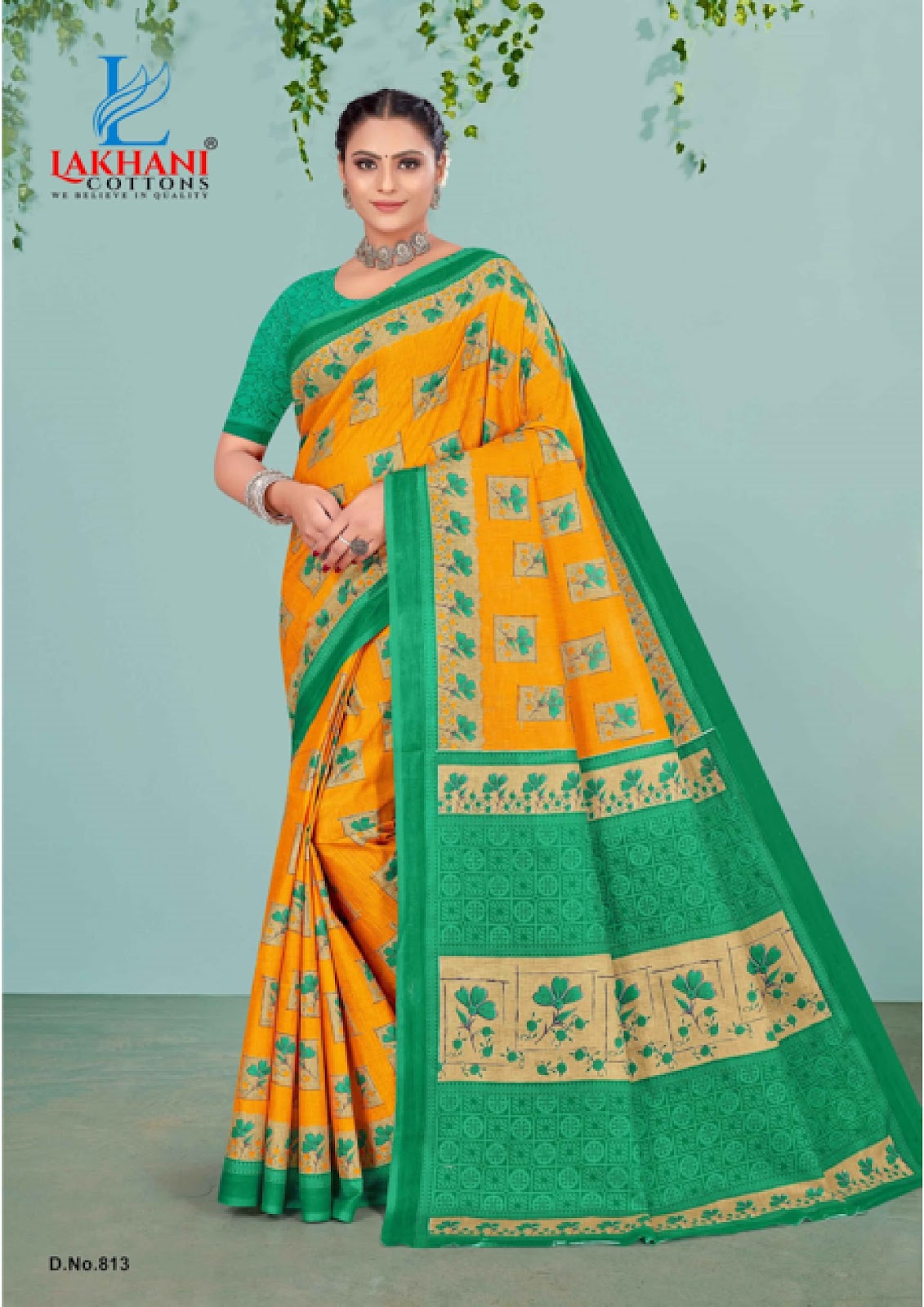 Jasmine Vol 8 Lakhani Cotton Sarees Wholesale Rate