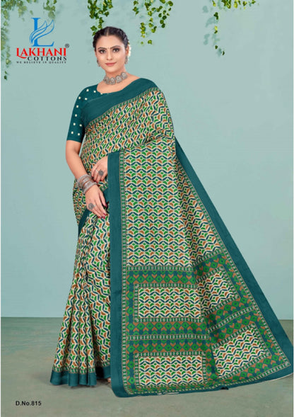 Jasmine Vol 8 Lakhani Cotton Sarees Wholesale Rate
