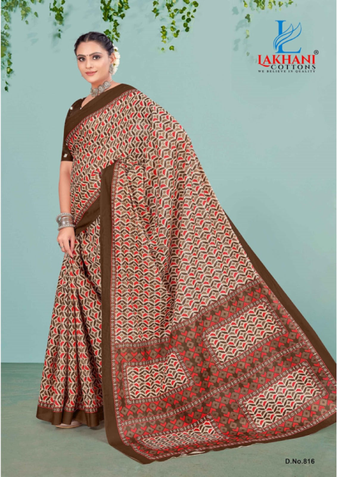 Jasmine Vol 8 Lakhani Cotton Sarees Wholesale Rate