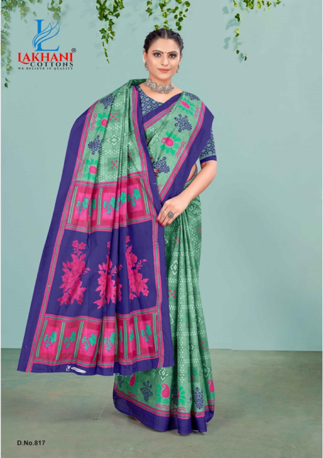 Jasmine Vol 8 Lakhani Cotton Sarees Wholesale Rate