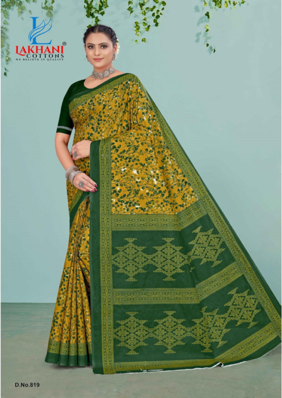 Jasmine Vol 8 Lakhani Cotton Sarees Wholesale Rate