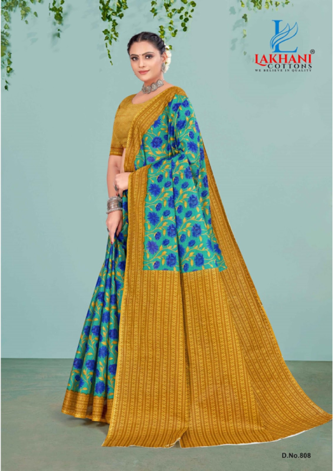 Jasmine Vol 8 Lakhani Cotton Sarees Wholesale Rate