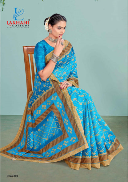 Jasmine Vol 8 Lakhani Cotton Sarees Wholesale Rate