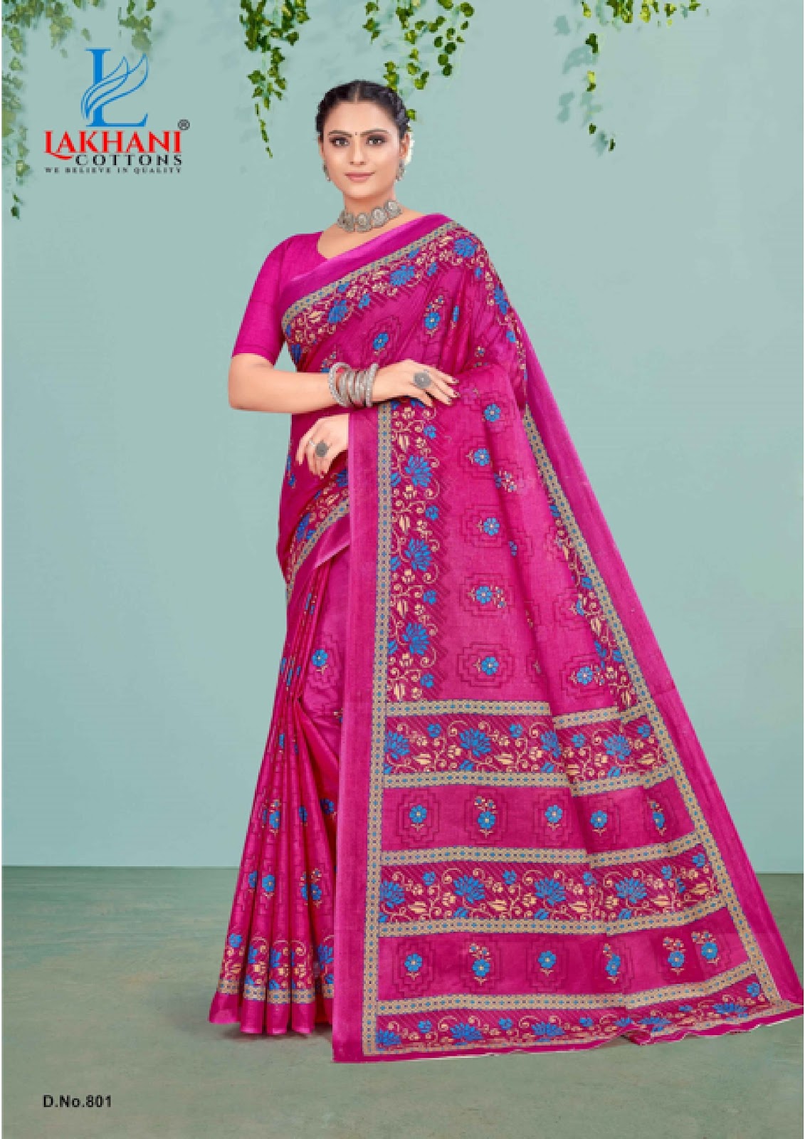 Jasmine Vol 8 Lakhani Cotton Sarees Wholesale Rate