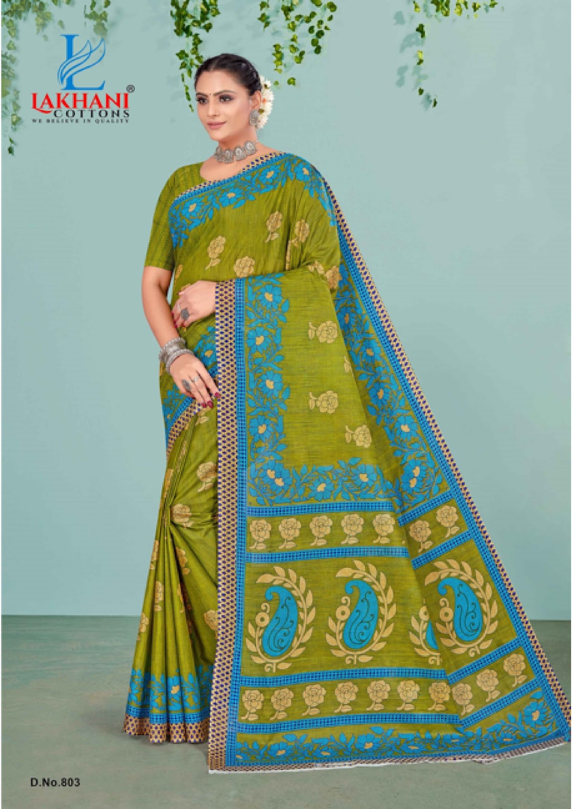 Jasmine Vol 8 Lakhani Cotton Sarees Wholesale Rate