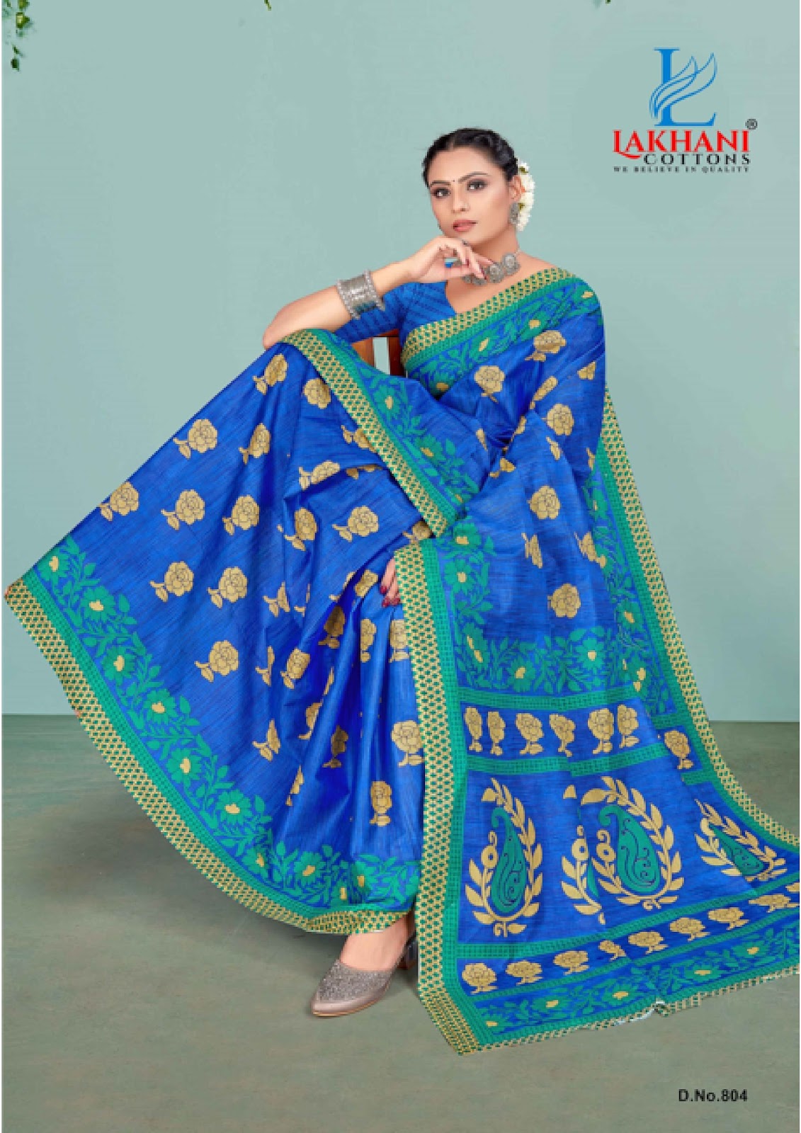 Jasmine Vol 8 Lakhani Cotton Sarees Wholesale Rate
