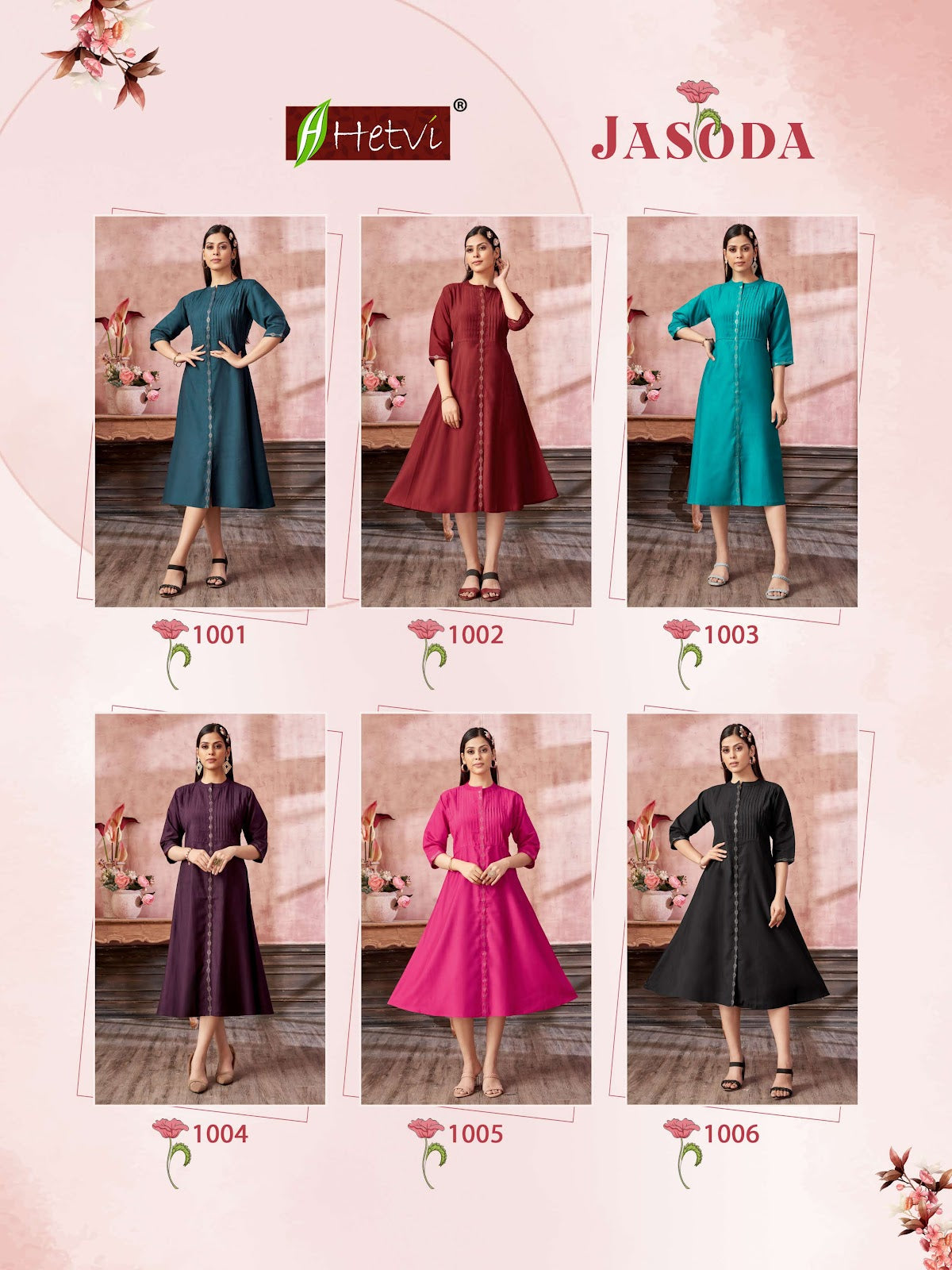 Jasoda Hetvi Vetican A-Line Kurti Supplier