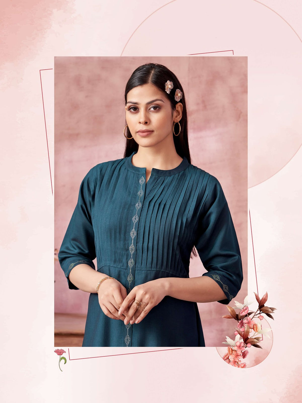Jasoda Hetvi Vetican A-Line Kurti Supplier