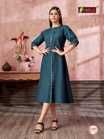 Jasoda Hetvi Vetican A-Line Kurti Supplier