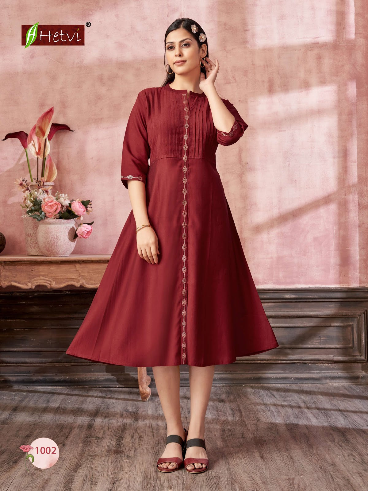 Jasoda Hetvi Vetican A-Line Kurti Supplier