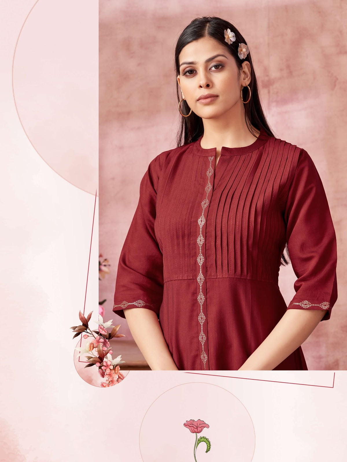 Jasoda Hetvi Vetican A-Line Kurti Supplier