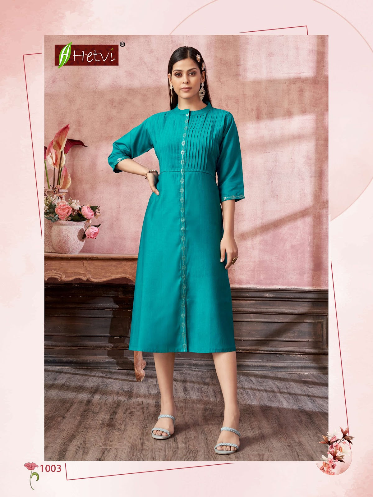 Jasoda Hetvi Vetican A-Line Kurti Supplier