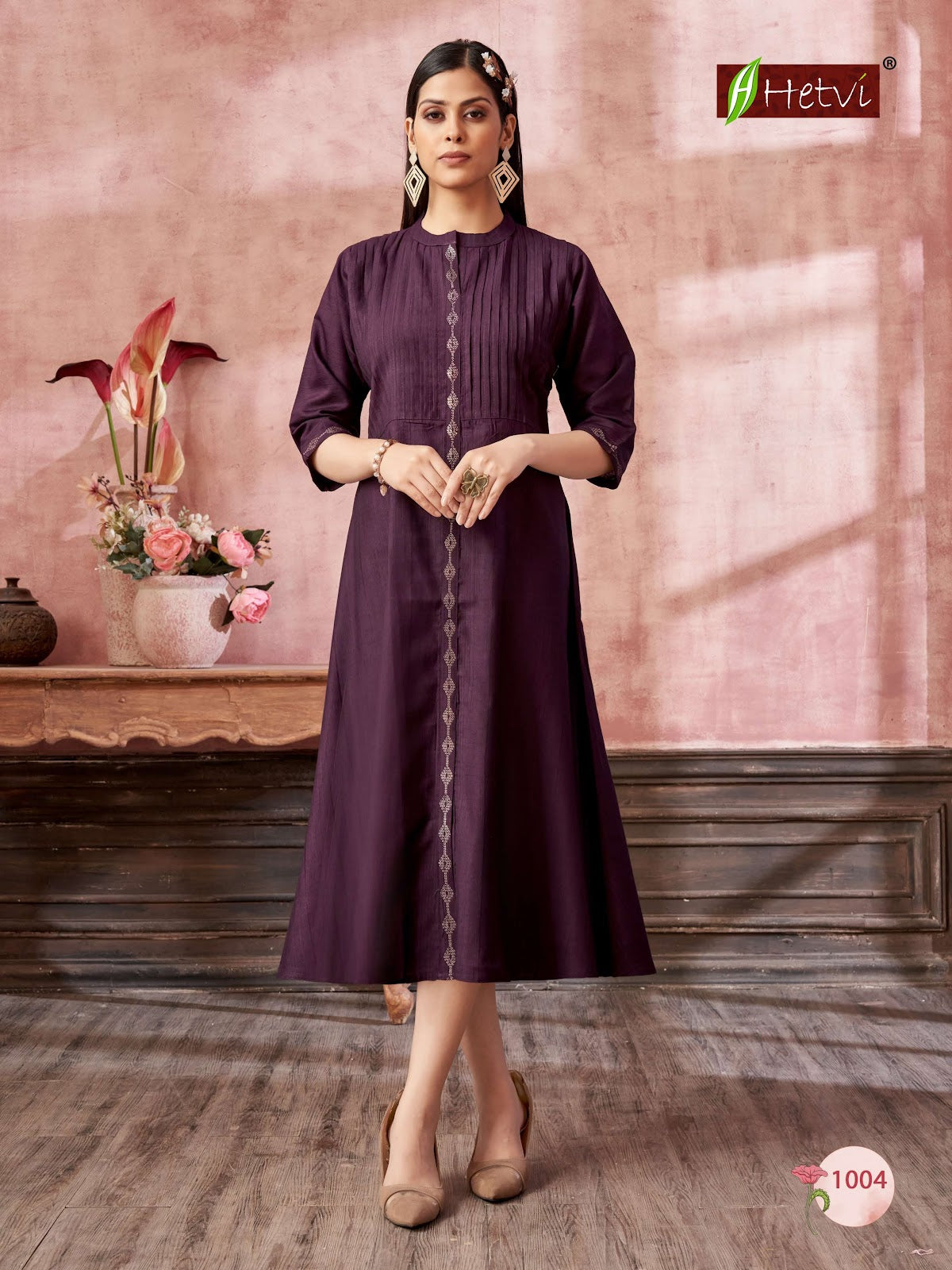 Jasoda Hetvi Vetican A-Line Kurti Supplier