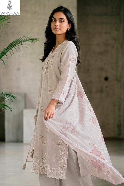 Jasper Varshaa Cotton Linen Pant Style Suits Supplier India