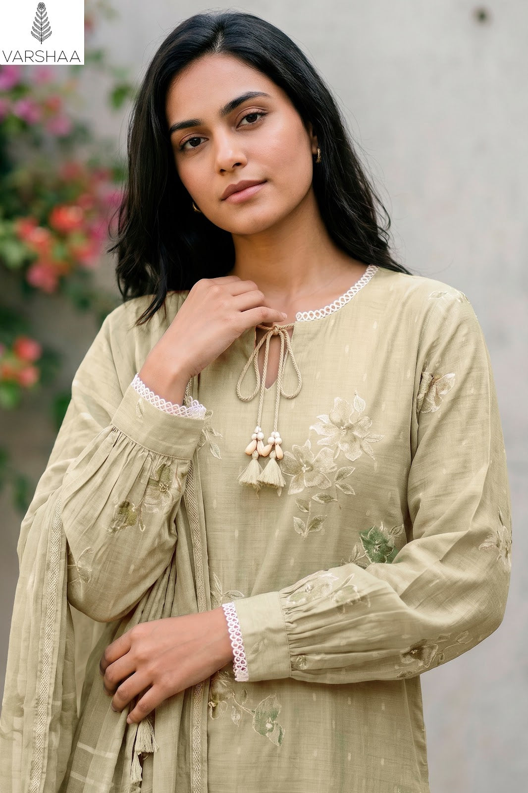 Jasper Varshaa Cotton Linen Pant Style Suits Supplier India