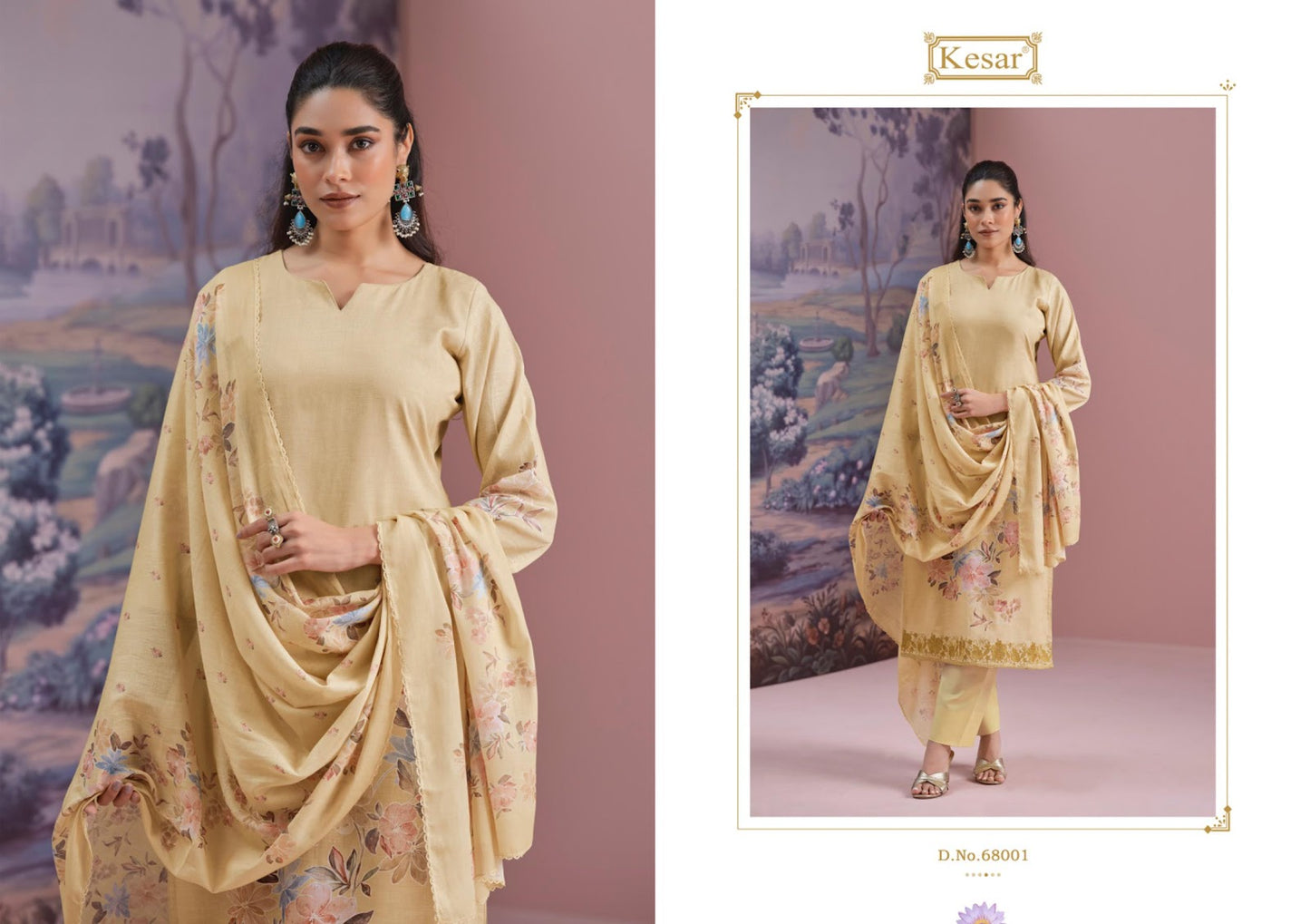 Jaspreet Kesar Lawn Cotton Pakistani Salwar Suits Wholesale