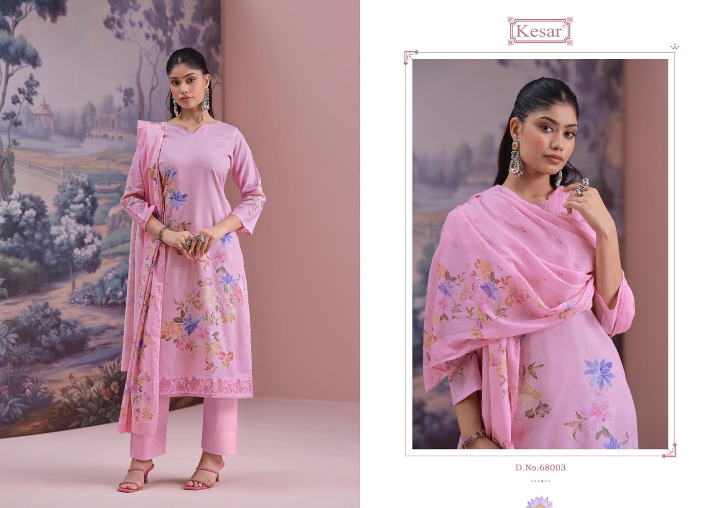 Jaspreet Kesar Lawn Cotton Pakistani Salwar Suits Wholesale