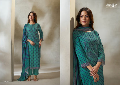 Legacy Rangati Prints Plush Velvet Suits Exporter