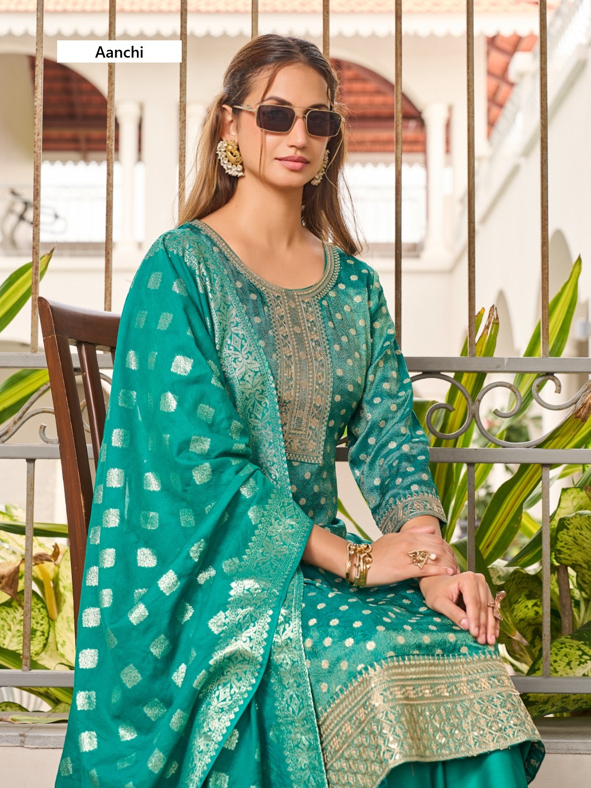 Jassi Aanchi Shimmer Readymade Pant Style Suits Wholesale Price