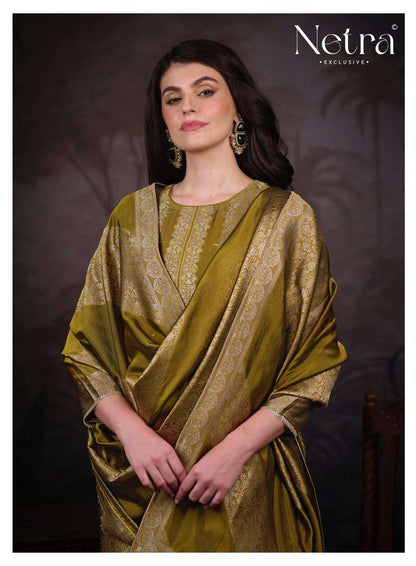 Jassi Netra Woven Silk Pant Style Suits Wholesale Price
