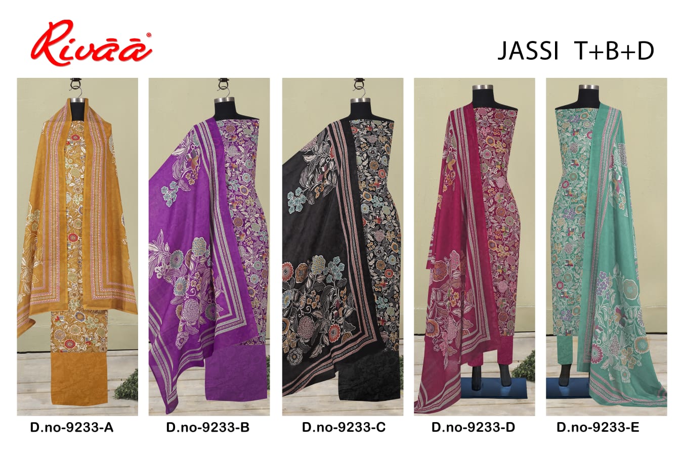 Jassi Rivaa Jaam Satin Salwar Suits Manufacturer Gujarat