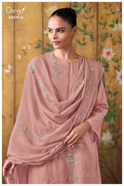 Jasvika 4475 Ganga Mul Pant Style Suits Wholesale Price