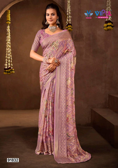 Javitri Vol 3 Vipul Brasso Sarees Exporter India