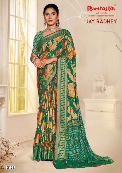 Jay Radhey Ramrasiya Georgette Sarees Wholesaler Ahmedabad