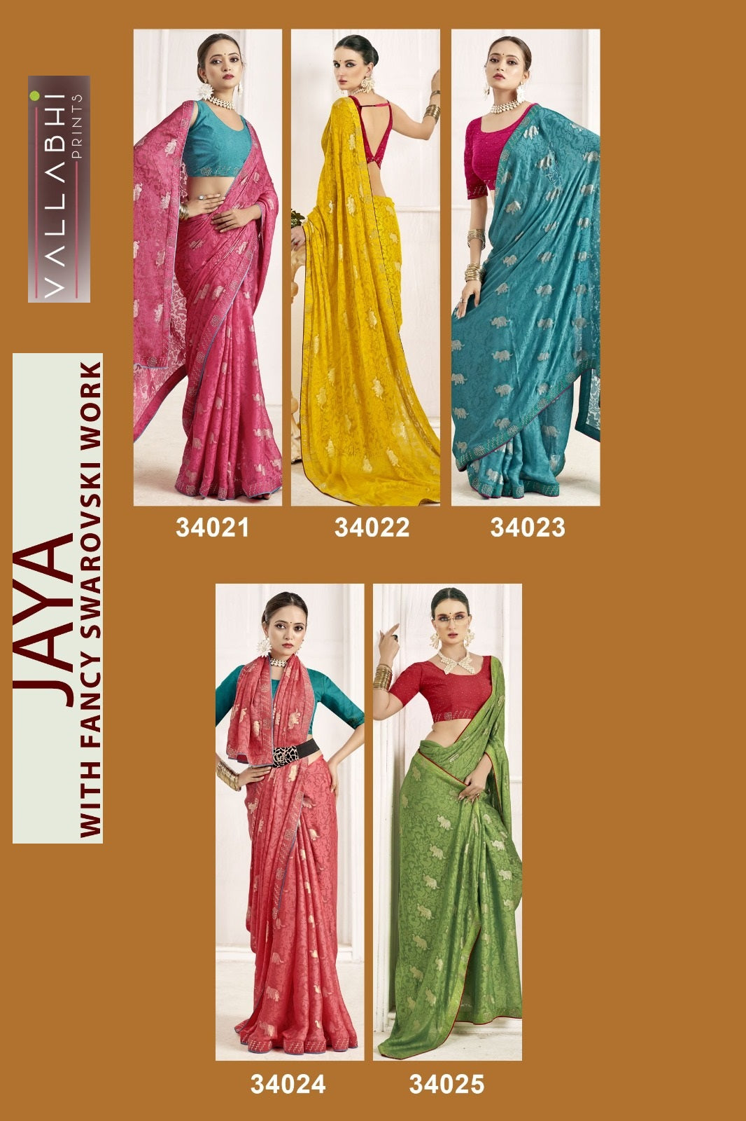 Jaya Vallabhi Prints Brasso Sarees Exporter Gujarat