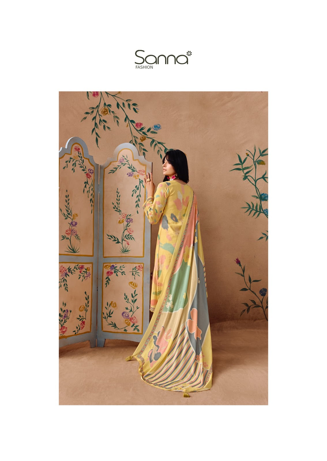 Jazba Sadhana Linen Pant Style Suits Wholesaler