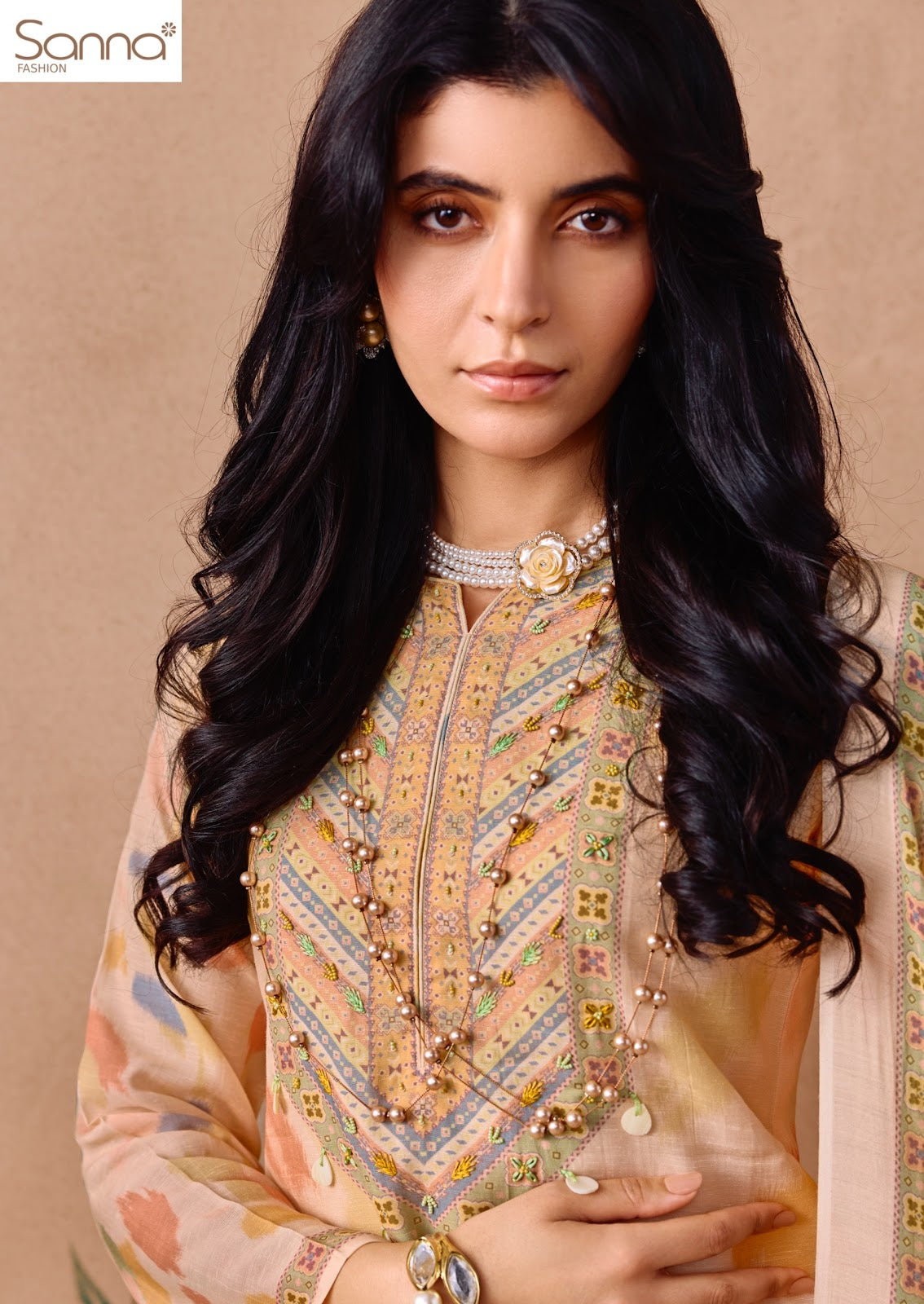 Jazba Sadhana Linen Pant Style Suits Wholesaler