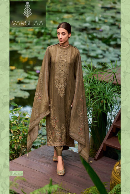 Jazba Varshaa Pashmina Suits Supplier India