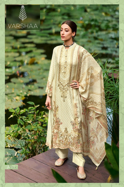Jazba Varshaa Pashmina Suits Supplier India