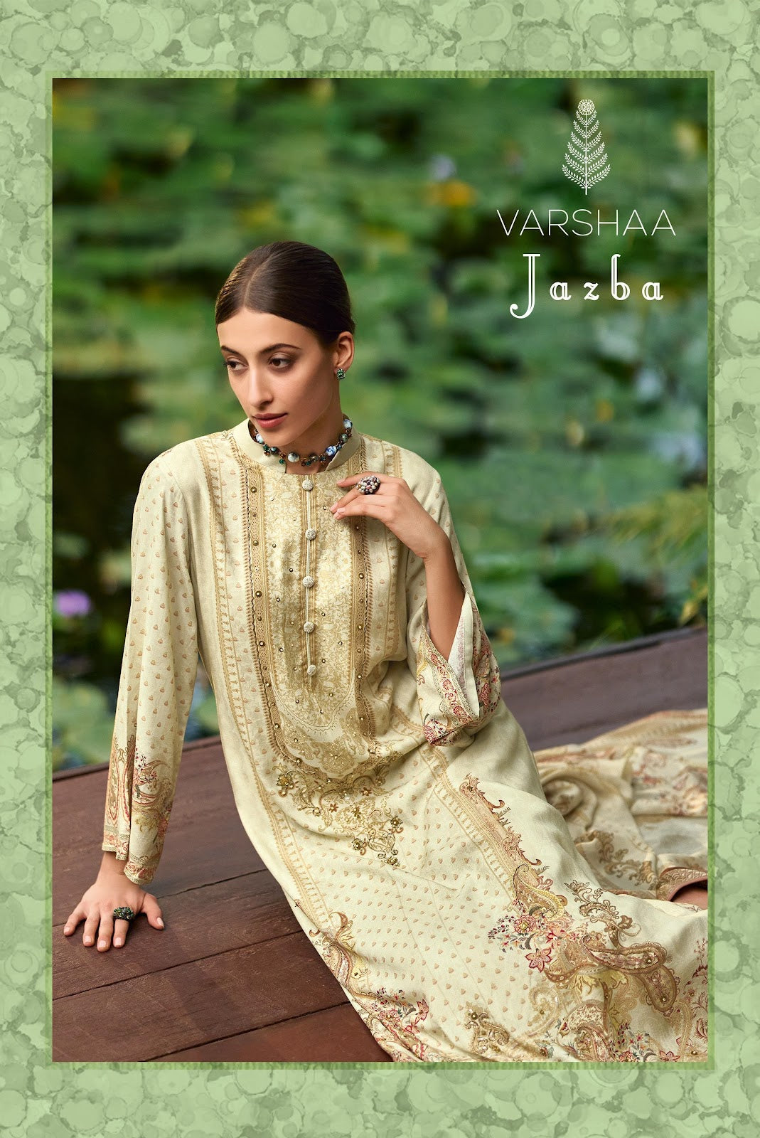 Jazba Varshaa Pashmina Suits Supplier India