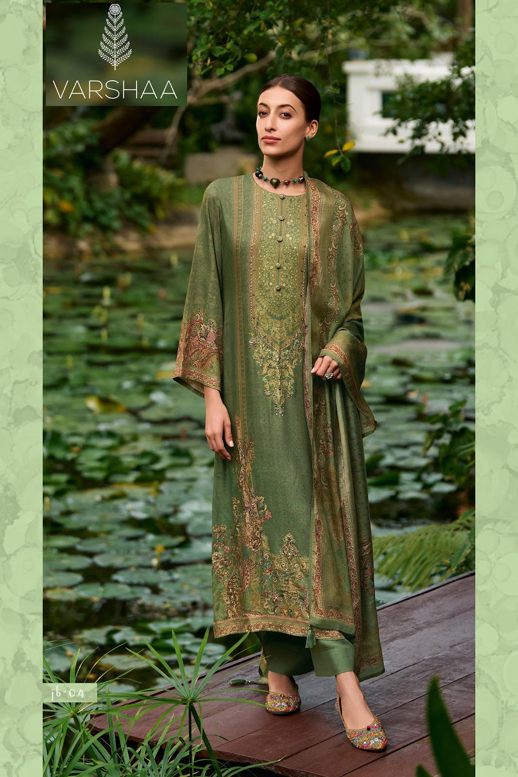 Jazba Varshaa Pashmina Suits Supplier India