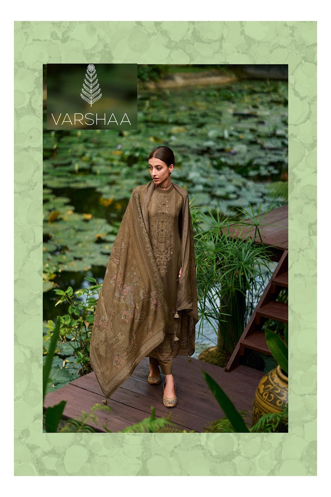 Jazba Varshaa Pashmina Suits Supplier India