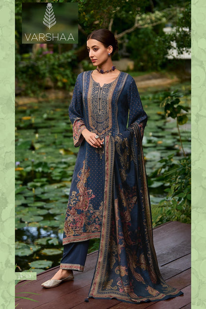 Jazba Varshaa Pashmina Suits Supplier India