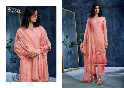 Jazel Varaa Fab Muslin Pant Style Suits Exporter Ahmedabad