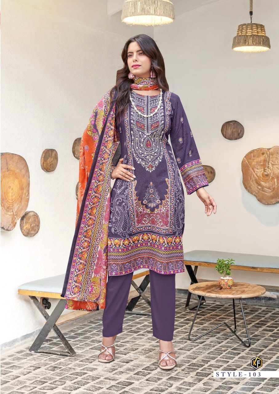 Jazmin Keval Fab Soft Cotton Karachi Salwar Suits Wholesale Price