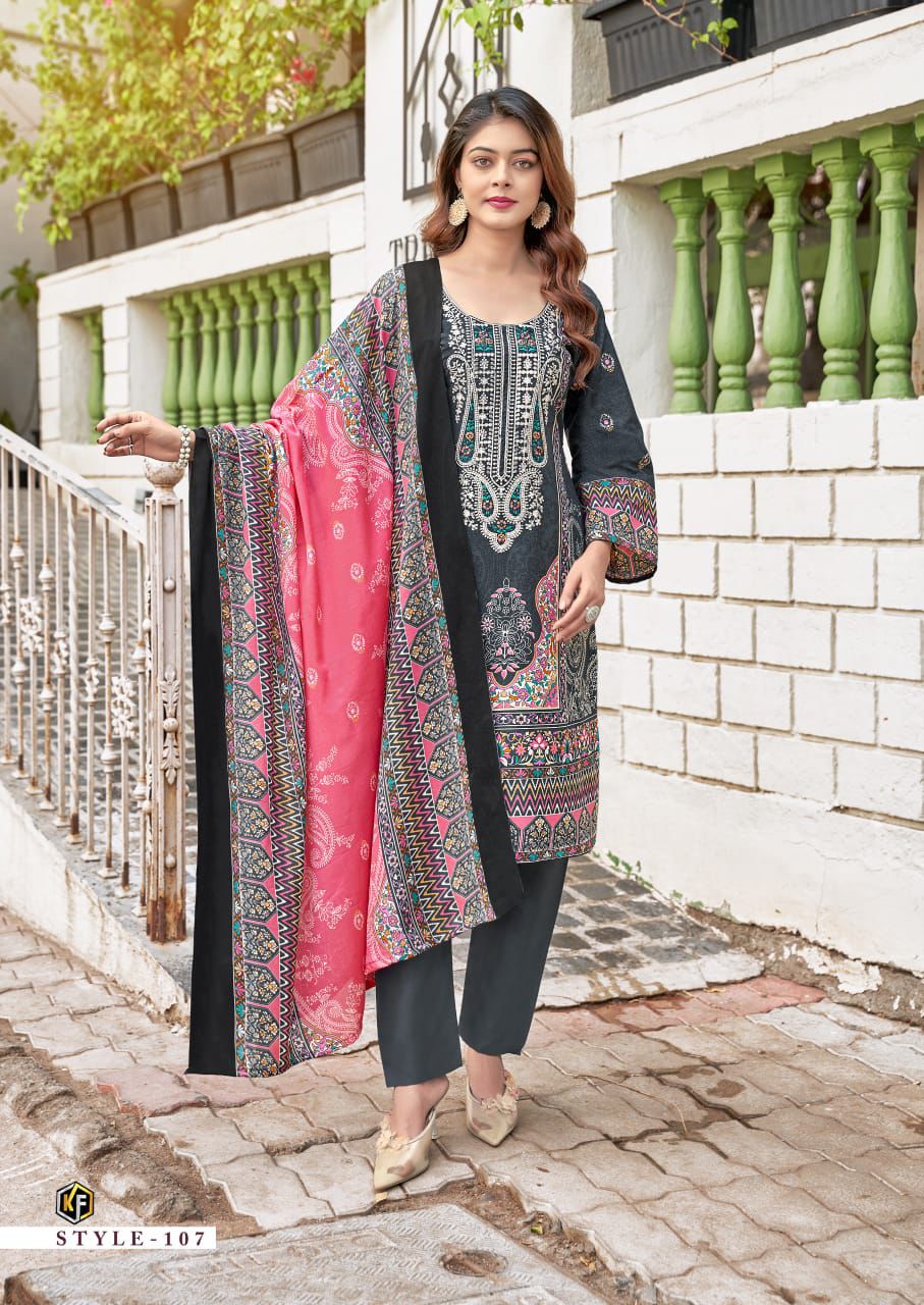 Jazmin Keval Fab Soft Cotton Karachi Salwar Suits Wholesale Price