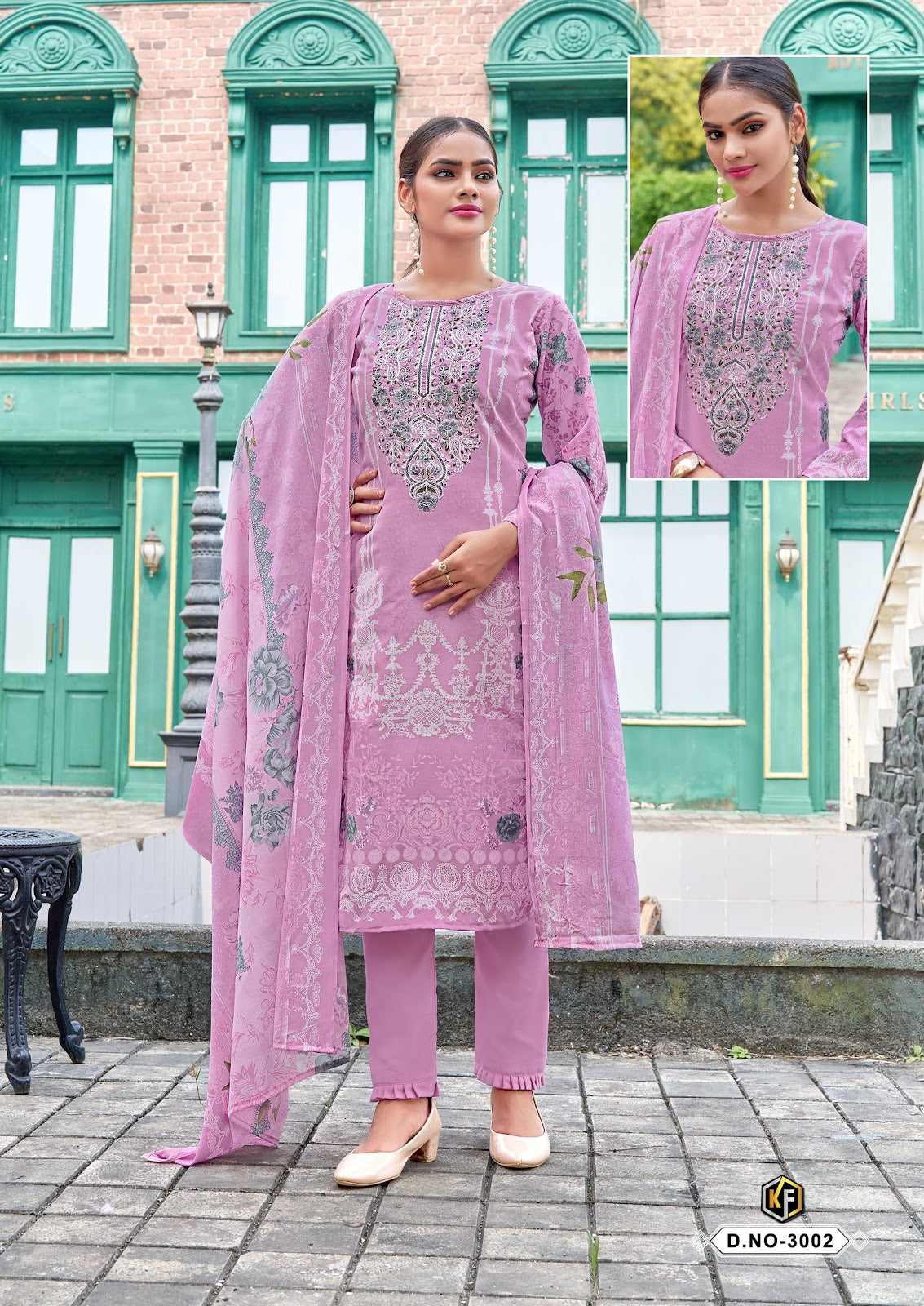 Jazmin Vol 3 Keval Fab Cotton Karachi Salwar Suits Wholesaler