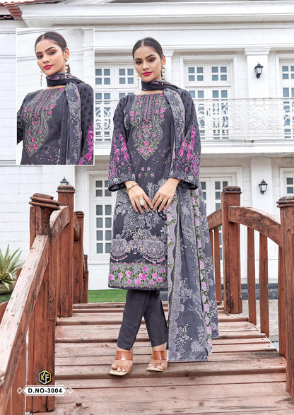 Jazmin Vol 3 Keval Fab Cotton Karachi Salwar Suits Wholesaler
