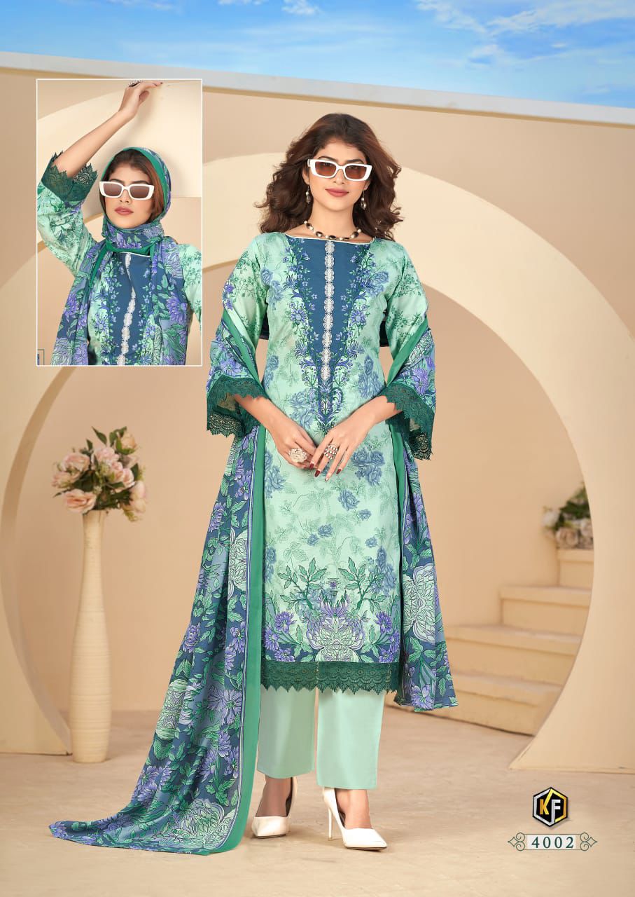 Jazmin Vol 4 Keval Fab Soft Cotton Karachi Salwar Suits Supplier Gujarat
