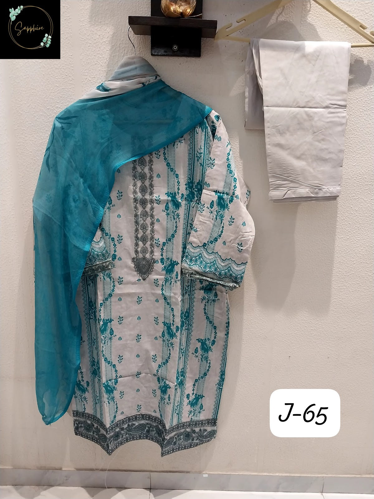 Jazmin Vol 65 Sapphire Lawn Cotton Pakistani Readymade Suits Supplier India