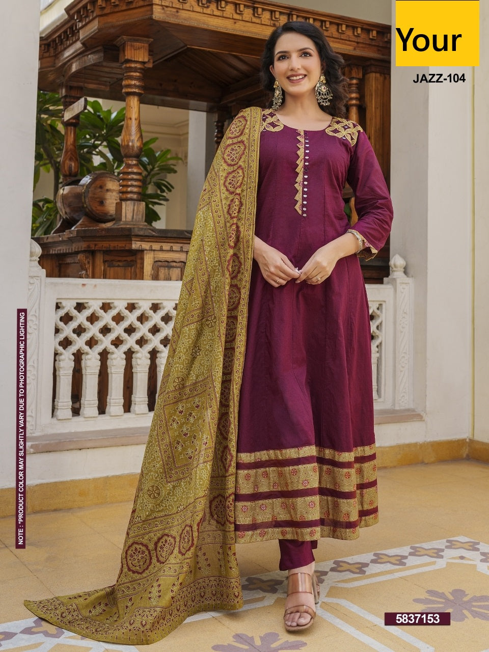 Jazz Your Cotton Readymade Anarkali Suits Supplier Gujarat