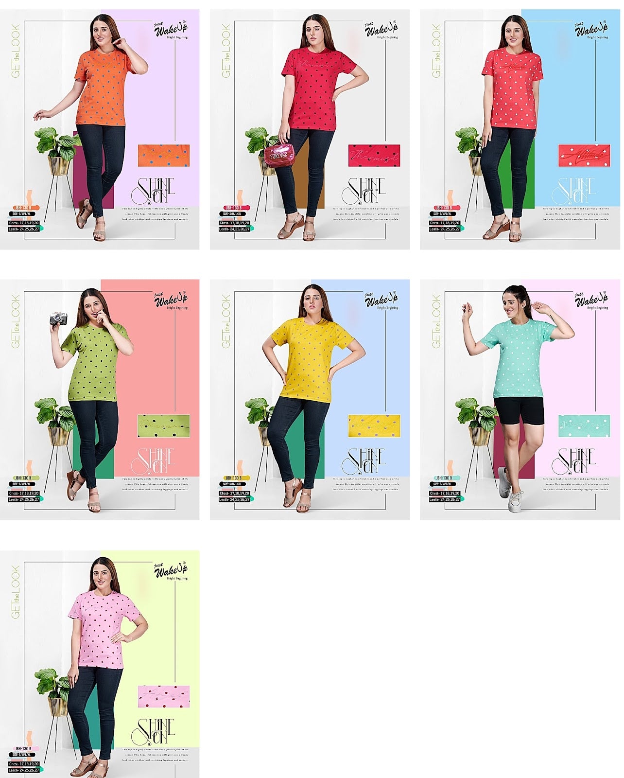 Jbh 130 B Wakeup Aop Women Tshirt Supplier India
